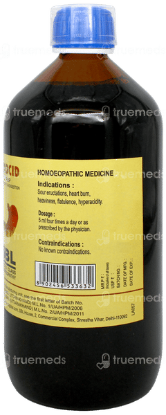 Sbl Nixocid Syrup 500Ml